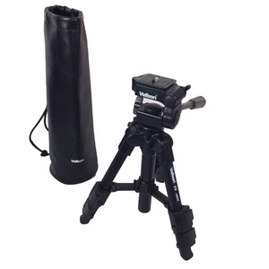 VELBON CX Mini Camera Tripod Compact Table Top 3 way Head 30cm - 65cm High - Picture 1 of 24