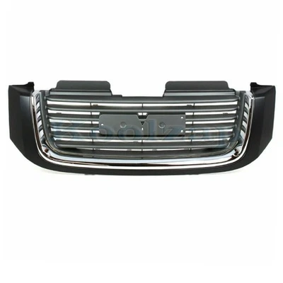 For 2002-2009 Envoy Front Grills Black Shell, Chrome Insert Plastic 19121042 Q Foto 1 de 4