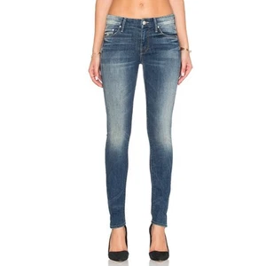 Mother NWOT The Looker In Double Trouble Wash Skinny Light Fading Denim Size 25 - Picture 1 of 17