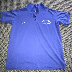 Kentucky Wildcats Womens Medium Blue Polo Athletic Trading Shirt - Picture 1 of 5