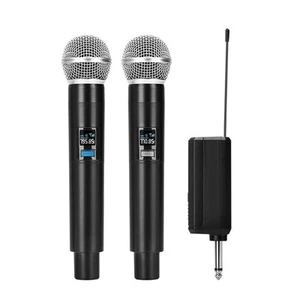 Microphone sans fil pour fêtes à domicile avec portée 200 pieds et batterie l - Zdjęcie 1 z 8