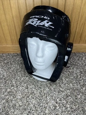 Casco suave MACHO negro Sparring artes marciales talla adulto, rival Foto 1 de 4