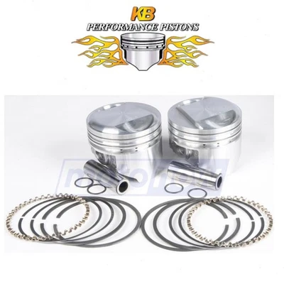 KB Cast Piston Set for 1984-1991 Harley Davidson FLTC Tour Glide Classic - ik Foto 1 de 4