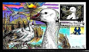 RW73 $15 Stamp (2006) ROSS' GOOSE FDC (2ND LAST) HD/HP FROM FRAN B. PASLAY - Picture 1 of 1