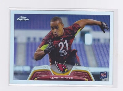 2013 Topps Chrome - Base -Refractors Parallel Not #'d -Kevin Minter #206 -Rookie - Image 1 of 2