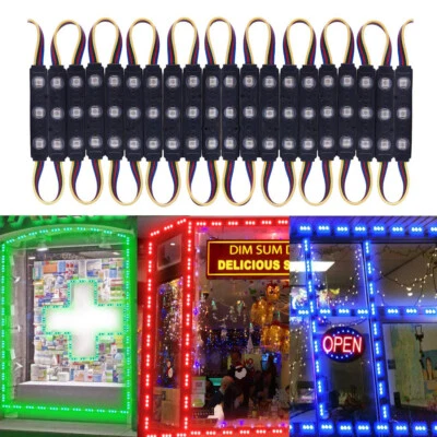 RGB LED Storefront Lights Business Waterproof Decorative 5050 SMD Window Strip - Image 1 of 4