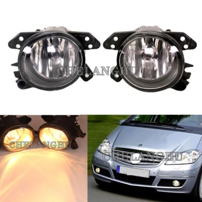 Pair Fog Light Lamp For Mercedes Benz W221 S350 S450 S550 S600 S63 AMG S65 AMG Foto 1 de 4