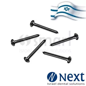 Set x 5 Schraube Titan Stifte Membran Befestigungsblock Knochengitter 1,2x10mm - Bild 1 von 2