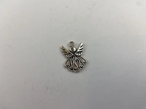 Angel In Dress Charm Metal Jewelry Making Bracelet Charm 3D Gray - Picture 1 of 3