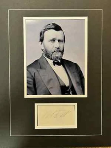 Ulysses S Grant Signed Display ICZ Dave Norman Autograph COA - Picture 1 of 3