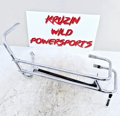 Harley FLH ELECTRA GLIDE 1998 alforja izquierda cromada parachoques envolvente sin óxido Foto 1 de 4