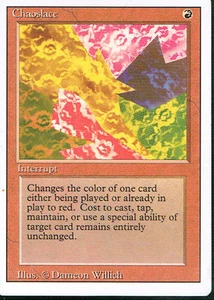 MAGIC THE GATHERING REVISED RED RARE CHAOSLACE lp - Bild 1 von 1