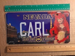 Nummernschild, Nevada (ALPCA vgl. HINWEIS), Las Vegas Showgirl, Vanity: CARL, Carlos - Bild 1 von 1