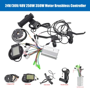 E-Bike Brushless Controller 24V-48V 250W/350W +S866 Display+PAS+Gas+Bremse. - Bild 1 von 20