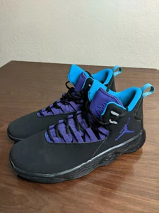 Jordan Superfly MVP Promo Tag Basketball Shoes Black,Purple and Teal Size 14 - Picture 1 of 7