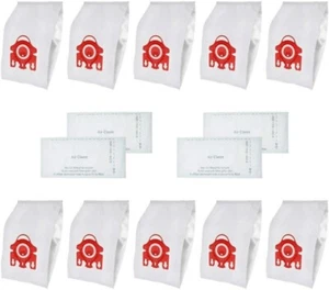 10x For Miele FJM Hyclean 3D COMPACT C1 C2 S4 S6 S290 S381 Vacuum Cleaner Bags - Picture 1 of 3