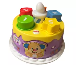 RARE Fisher-Price BIRTHDAY CAKE Laugh & Learn Smart Stages Magical Lights 2015 - Picture 1 of 8