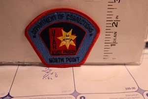 police patch   DEPARTMENT OF CORRECTIONS STATE PRISON NORTH POINT  UTAH - Picture 1 of 1