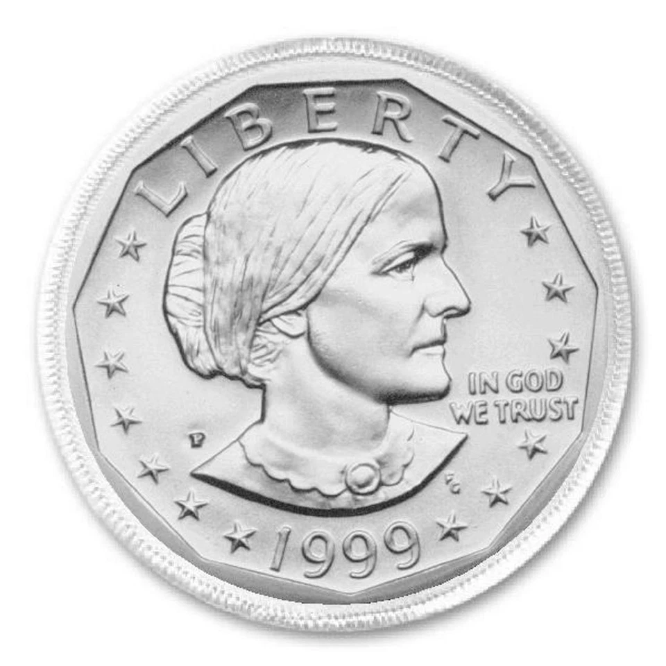 Dólar Susan B Anthony - 3" coser/planchar en parche moneda coleccionista dinero moneda Foto 1 de 1