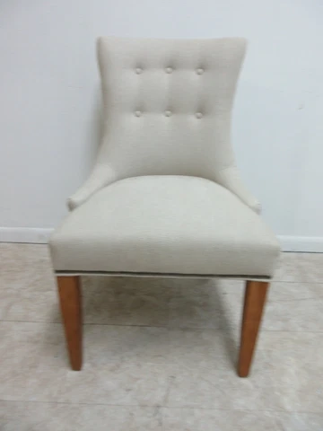 Single CR Laine Hip Rest Dining Room Desk Side Chairs Cover