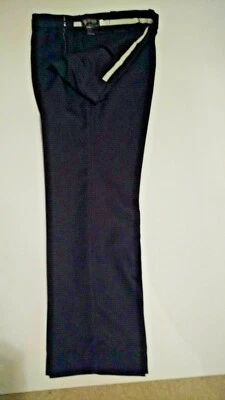 Work Uniform Pants Dark Navy Size 14 Polyester (Lot of 3) Worn by Bus Drivers - Image 1 of 3