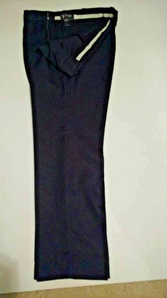 Work Uniform Pants Dark Navy Size 14 Polyester (Lot of 3) Worn by Bus Drivers - Image 1 of 3