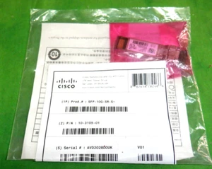 Module émetteur-récepteur Cisco SFP-10G-SR-S SFP+ MMF 10-3105-01 NEUF @ R - Photo 1/4