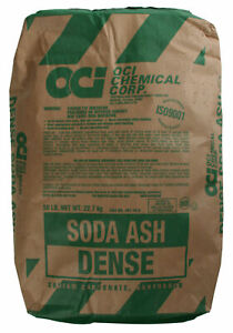 Sodium Carbonate 30 lbs. (SODA ASH, pH INCREASE) 99.95% Purity