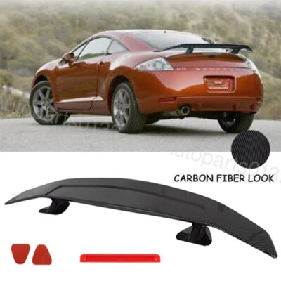 46" Carbon Style ABS Rear Trunk Spoiler Wing Tail Lip Kit For Mitsubishi Eclipse Foto 1 de 4