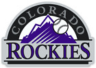 Colorado Rockies Signature Snow Mountain Logo Type MLB Baseball Die-Cut MAGNET