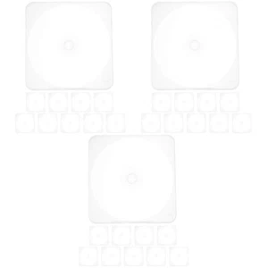3 Count CD -Box DVD Reisen CD-Hüllen Aus Kunststoff -Organisator - Afbeelding 1 van 12