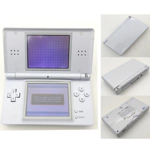 White Retrofit Nintendo DS Lite Video Game System NDSL Game Console W/Charge - Picture 1 of 9