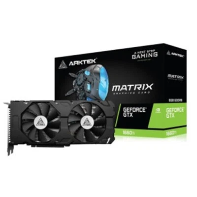 ARKTEK GTX 1660TI 6G DDR6 192BIT Video Card AKN1660TID6S6GH1 Graphics Card - Image 1 of 2