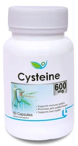 Cápsulas de cisteína Biotrex, 60 cápsulas ENVÍO GRATUITO - Imagen 1 de 6