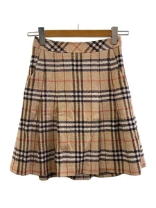 BURBERRY BLUE LABEL Other Nova Check Mini Skirt 36 Cotton BEG FLF46 Used - Picture 1 of 6