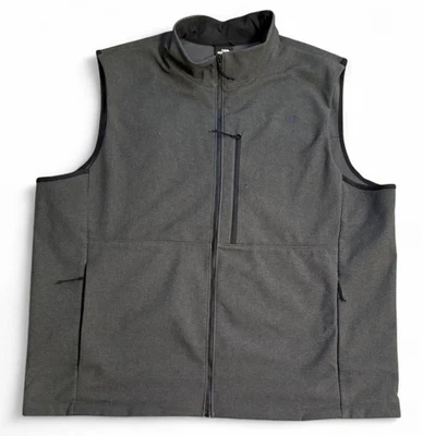 The North Face Apex Bionic Black Vest Water Repellent Gray Black pockets 4XL - Image 1 of 4