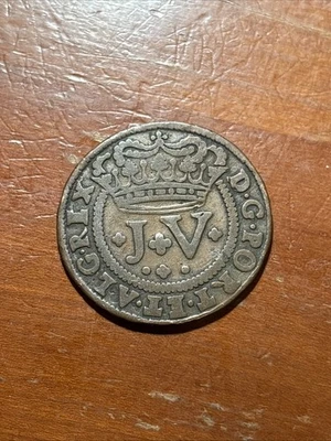 Portugal 1721 10 Reis Cobre Foto 1 de 2