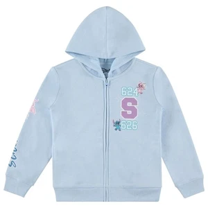 DISNEY Girls Lilo & Stitch Zip Up Hoodie - Little and Big Girls Sizes 4-16 - Picture 1 of 17