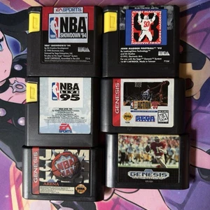 Sega Genesis Sports Games Lot (6 Games) Working Cartridge Only - Picture 1 of 8