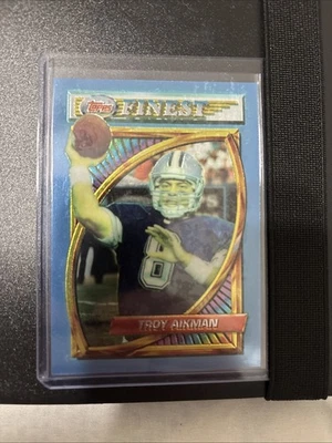 1994 Topps Finest - Troy Aikman #202 Refractor - Image 1 of 2