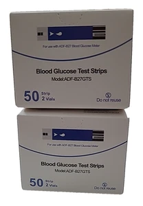 Tiras reactivas de glucosa en sangre AndesFit Health ADF-B27GTS 100 unidades nuevas exp. 12 2025 - Imagen 1 de 7