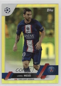 2022-23 Topps Competiciones de Clubes UEFA Lámina Amarilla/299 Lionel Messi #1 - Imagen 1 de 3