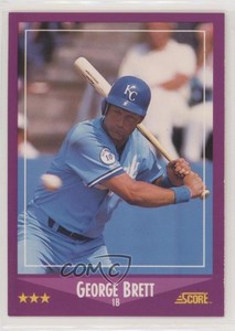 1988 Score Factory Set High Gloss George Brett #11 HOF