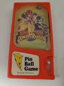 Vintage 1994 Saban Power Rangers Red PinBall Handheld Game Works! - Picture 1 of 2