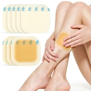 5PCS Hydrocolloid Dressing 10x10cm Ultra Thin Wound Dressing Pads Patches - Picture 1 of 12