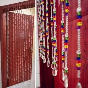 Tende per porta corde cristallo arcobaleno decorazione ciondolo tenda casa - Foto 1 di 23