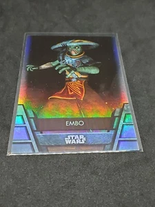 Star Wars Topps Holocron 2020 Foilboard Foil Board Card BH-12 Embo - Picture 1 of 1