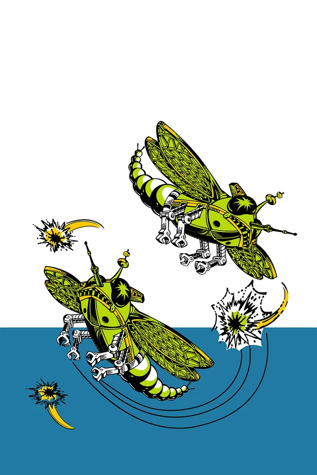 Galaxian Arcade Cabinet Kickplate Graphics Stickers - Image 1 of 1