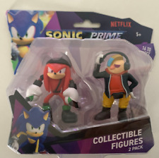 Netflix Sonic Prime Collectible Figures Renegade Knuckles & Dr. Dont 2.5"