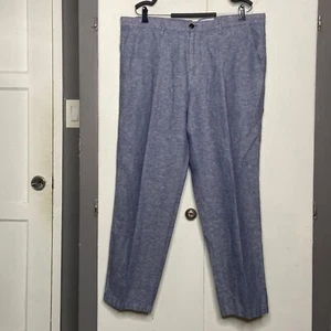 Gap Mens Pants 38X30 Sage Green Linen Blend Straight Chino - Picture 1 of 8